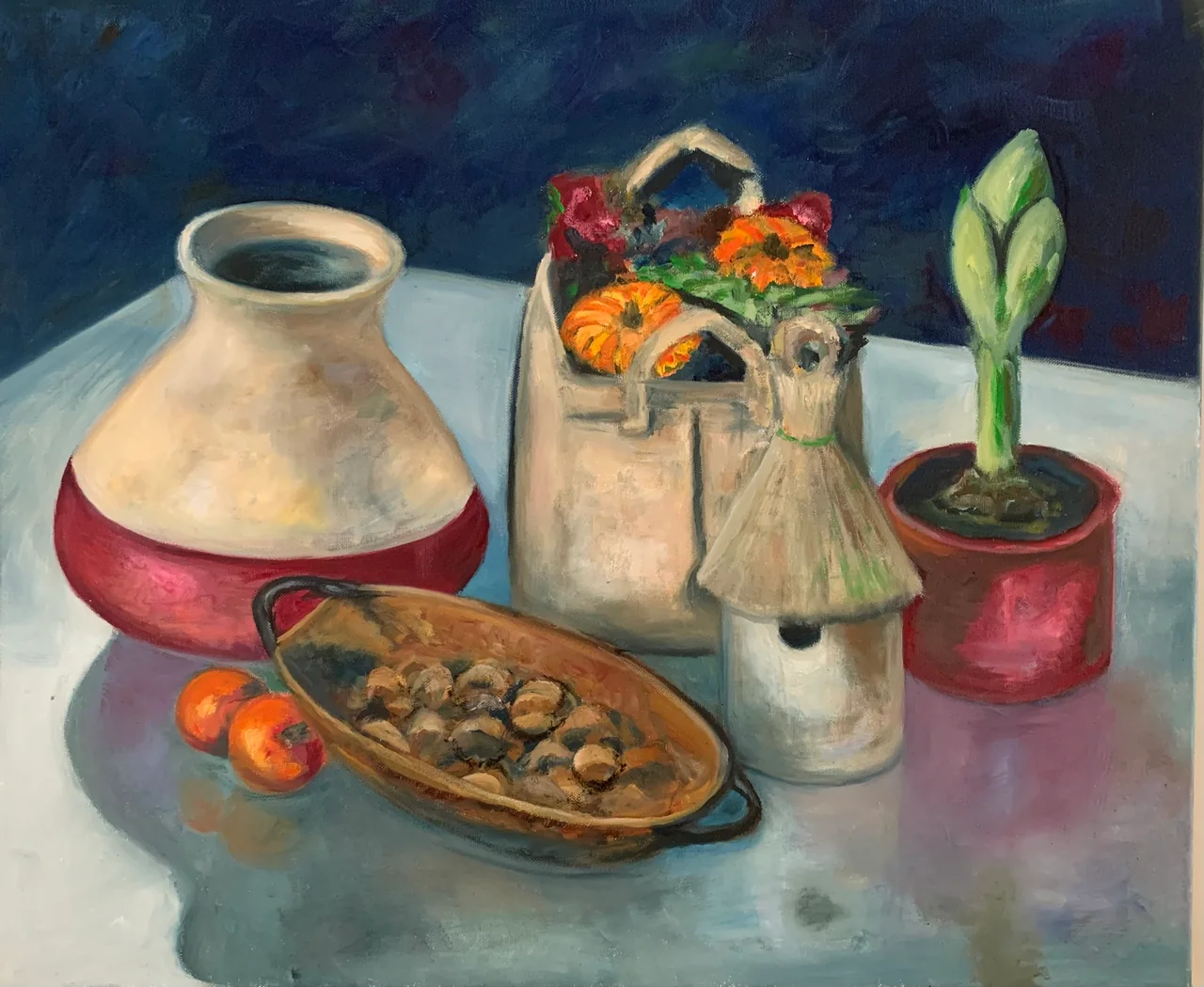 Schilderij: Stilleven op tafel