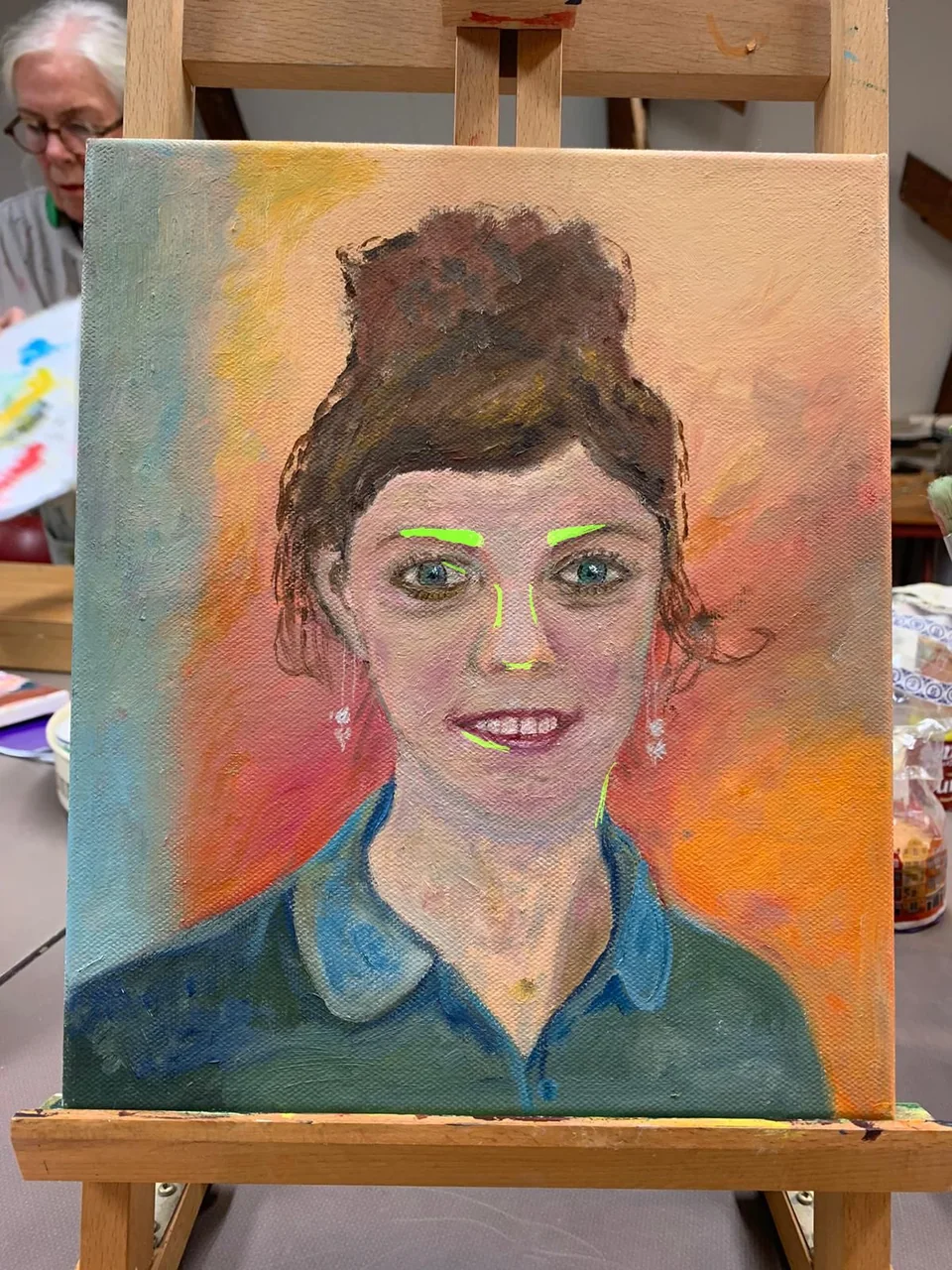 Een portret in wording