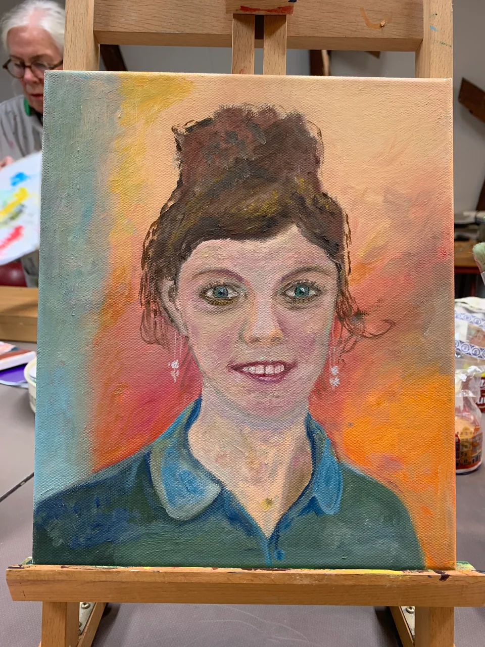 Studie en schilderproces