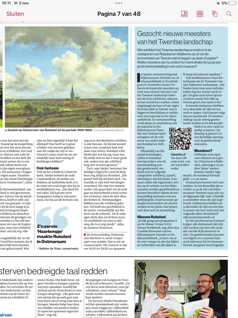 Studie en schilderproces