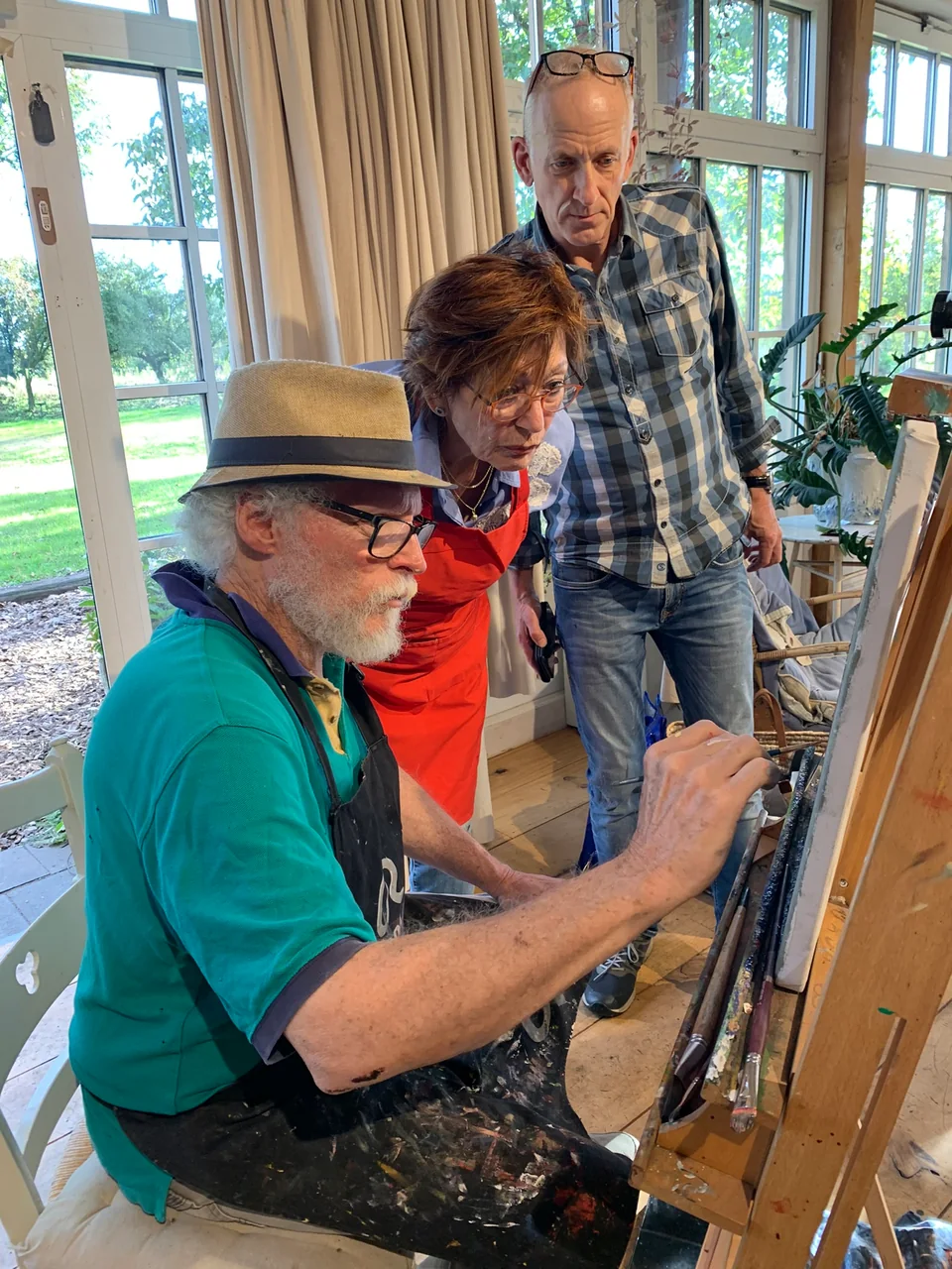 Samen in het atelier